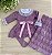 Saída de maternidade menina vestido Barcelona tricot 4 peças - Imagem 9
