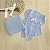SAÍDA DE MATERNIDADE DE MENINA VESTIDO PLISSADO EM TRICOT 3 PEÇAS - Imagem 15