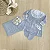 Saída de maternidade de menina vestido Gabriela em tricot 6 peças - Imagem 12