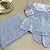 Saída de maternidade de menina vestido Gabriela em tricot 6 peças - Imagem 16