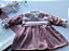 Saida de Maternidade Menina Vestido 3 Laços Roma Tricot 4 Peças - Imagem 6