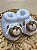 Sapatinhos de tricot aplique de urso principe - Imagem 2