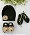 kit gorro + luvas + sapatinhos em tricot com aplique de leão - Imagem 13