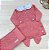Saída de Maternidade Menina Vestido Rococó Tricot 4 Peças - Imagem 7