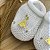 Sapatinho de Bebê para Batizado com Detalhe Religioso Delicado Dinhos Baby - Imagem 2