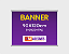 BANNER EM LONA 120X90 (HORIZONTAL) - Imagem 1