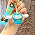 Chaveiro Kuromi de Borracha - Cinnamoroll - Imagem 2