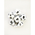 Central Dice - Kit Dados RPG: Opaco Branco e Preto - Imagem 1