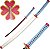 Espada Katana Metal Sem Fio - Demon Slayer - Mitsuri - Cosplay Coleção - Imagem 1