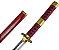 Espada Katana Metal Sem Fio (Sandai Kitetsu) - One Piece - Roronoa Zoro - Cosplay Coleção - Imagem 3