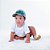 Boné Infantil Lúdico Masculino Pimpolho Cinza Jacaré 3D - Imagem 5