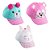 Boné Infantil Lúdico Feminino Pimpolho Rosa Ratinha com Orelhinhas 3D - Imagem 5