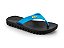 Chinelo Bibi Sun Sintético Roller Preto e Azul - Imagem 1