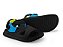 SANDALIA BIBI PAPETE MOVE TECIDO PRETO / AZUL AQUA - Imagem 6