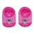 MEIA SAPATILHA APLIQUE 16-20 FEM PIMPOLHO PINK/CORUJA - Imagem 2