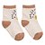 KIT 3 PARES DE MEIAS ESTAMPADA TAM 26-30 MASCULINA PIMPOLHO CREME PORCO ESPINHO - Imagem 1