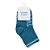KIT 3 PARES DE MEIAS TAM 26-30 MASCULINA PIMPOLHO AZUL/VERDE/BRANCO MONSTRINHO - Imagem 4