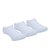 KIT MEIA LISA 3 PARES INVISIVEL BRANCA UNISSEX PIMPOLHO 26-30 - Imagem 1