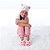 GORRO LUDICO 03-06 ANOS FEMININO PIMPOLHO ROSA GATINHA - Imagem 2