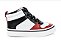 Tênis Mini Dominik Vermelho Branco e Preto Diversão #progressivo - Imagem 2