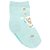 Kit com 3 pares de meias tam 21 ao 25 masculinas Pimpolho Foguete Bege e Azul - Imagem 3