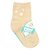 Kit com 3 pares de meias tam 21 ao 25 masculinas Pimpolho Foguete Bege e Azul - Imagem 2