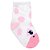 Kit com 3 pares de meias tam 21 ao 25 femininas Pimpolho Vaca Rosa e Branca - Imagem 1