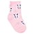 Kit com 3 pares de meias tam 21 ao 25 femininas Pimpolho Vaca Rosa e Branca - Imagem 3