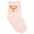 Kit com 3 pares de meias tam 21 ao 25 femininas Pimpolho Capivara Rosa - Imagem 1