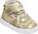 Tênis Bota Feminino World Colors Dourado com Velcro - Imagem 1