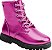 Coturno Feminino World Colors Rosa Pink Metalizado - Imagem 1