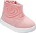 Tênis Bota Feminino World Colors Rosa Quartz com Coração Bordado Fechamento no Velcro #progressivo - Imagem 1