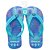 Sandália Praiana Chinelo Pimpolho Masculino Azul Folhagens - Imagem 3