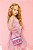 Bolsa Infantil Charmosinha Chic com Laço Maxi Gliter Rosa Pink - Imagem 5