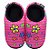 Sapatilha de Neoprene CREP Love Rosa  com Florzinhas - Imagem 1