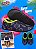 Sapatilha de Neoprene CREP Nave Espaço Azul e Verde Neon - Imagem 1