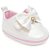 Tênis Slip On Pimpolho Branco Perolado com Laço - Imagem 1
