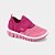 Tênis Bibi Roller com Velcro Rosa Pink e Rosa chiclete - Imagem 1