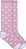 Meia 30 - 36 Worls Colors 3/4 Rosa com Corações Brancos - Imagem 1