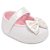 Sapato Boneca Baby Pimpolho Branco com Laço e Pérolas - Imagem 2