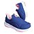 Tênis Jogging  Gibizinho Marinho/Rosa bb com a sola branca com cano baixo calce fácil - Imagem 2