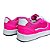 Tênis Casual Feminino Gibizinho Pink e Branco Com Cadarço - Imagem 3