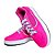 Tênis Casual Feminino Gibizinho Pink e Branco Com Cadarço - Imagem 2