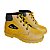 Bota Coturno Gibizinho Masculino Mostarda e Preto Cadarço - Imagem 1