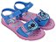 Sandália Infantil feminina Disney Stitch To Play Rosa e Azul - Imagem 2
