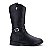 Bota Infantil Montaria Feminina Mini Sua Cia Preta Cano Longo Detalhe Fivela com Strass Fechamento Zíper Lateral - Imagem 3