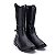 Bota Infantil Montaria Feminina Mini Sua Cia Preta Cano Longo Detalhe Fivela com Strass Fechamento Zíper Lateral - Imagem 2