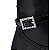 Bota Infantil Montaria Feminina Mini Sua Cia Preta Cano Longo Detalhe Fivela com Strass Fechamento Zíper Lateral - Imagem 4