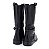 Bota Infantil Montaria Feminina Mini Sua Cia Preta Cano Longo Detalhe Fivela com Strass Fechamento Zíper Lateral - Imagem 5
