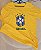 Camiseta Brasil Amarela Desenho Escudo Brasão CBF - Imagem 1